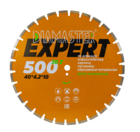 Диск алмазный отрезной сегментный Expert 500*25,4*4,2 мм кирпич/асфальт сухой-мокрый рез Diamaster