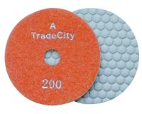Алмазные гибкие шлифовальные круги TRADECITY Pads 7-STEP №200 D125
